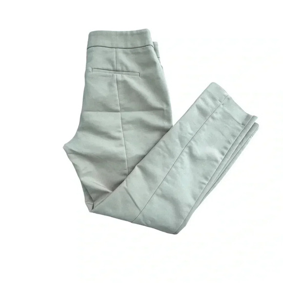 Express Tan/beige three-quarter length office work trousers pants. size 6 - Picture 2 of 14
